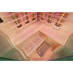 MO-EA3CR Infrared sauna | Modern Design | Thermo Wood