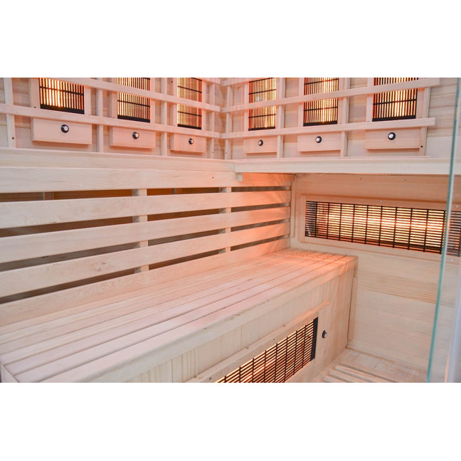 MO-EA3CR Infrared sauna | Modern Design | Thermo Wood
