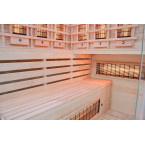 MO-EA3CR Infrared sauna | Modern Design | Thermo Wood