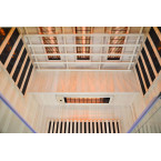 MO-EA3R Infrared sauna - CANADIAN FIR | Panoramic Glass | Thermo Wood