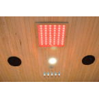 MO-EA3R Infrared sauna - CANADIAN FIR | Panoramic Glass | Thermo Wood