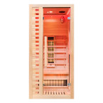 MO-C1S Infrared sauna with salt stone | Ready to Assemble | Home SPA