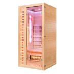 MO-C1S Infrared sauna with salt stone | Ready to Assemble | Home SPA