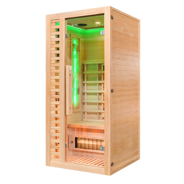 MO-C1S Infrared sauna with salt stone | Ready to Assemble | Home SPA