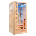 MO-C1S Infrared sauna with salt stone | Ready to Assemble | Home SPA