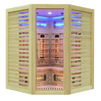 MO-RL3CS Infrared Sauna with Salt Stone | Wellness | Relax | SPA | For Family and Friends | Scandinavian Style