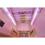 MO-C1ST Infrared sauna with salt stone + tourmalines | Natural Wood | Elegant Minimalism