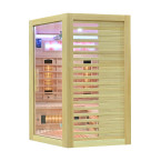 MO-RL3CS Infrared Sauna with Salt Stone | Wellness | Relax | SPA | For Family and Friends | Scandinavian Style