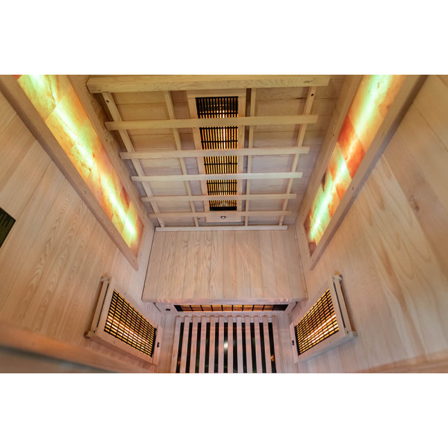MO-C1S Infrared sauna with salt stone | Ready to Assemble | Home SPA