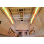 MO-C1S Infrared sauna with salt stone | Ready to Assemble | Home SPA