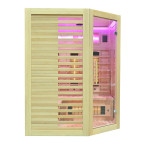 MO-RL3CS Infrared Sauna with Salt Stone | Wellness | Relax | SPA | For Family and Friends | Scandinavian Style