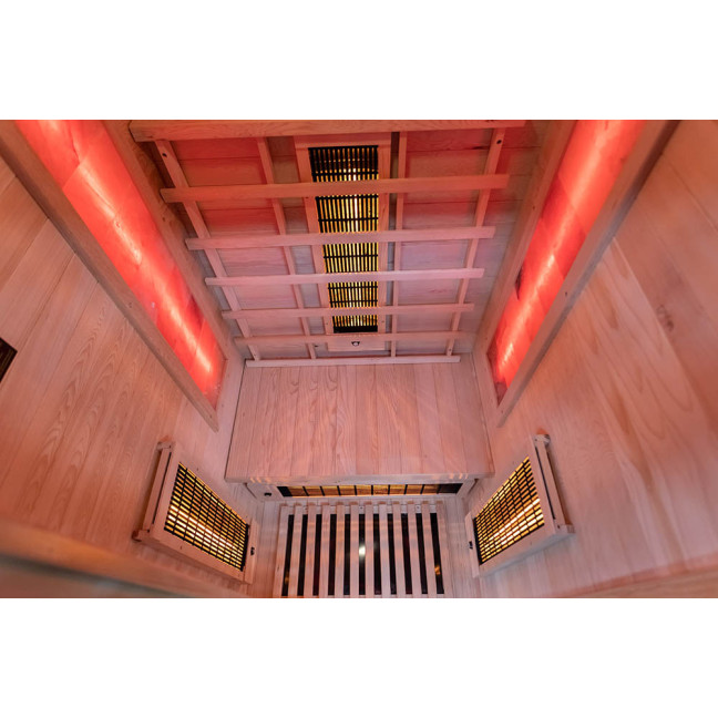 MO-C1S Infrared sauna with salt stone | Ready to Assemble | Home SPA