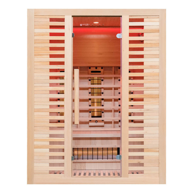 MO-C3ST Infrared sauna with salt stone + tourmalines | Elegant Minimalism | Luxury Relaxation