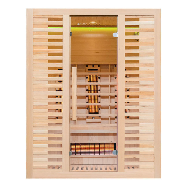 MO-C3ST Infrared sauna with salt stone + tourmalines | Elegant Minimalism | Luxury Relaxation