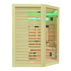 MO-RL3CS Infrared Sauna with Salt Stone | Wellness | Relax | SPA | For Family and Friends | Scandinavian Style