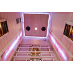 MO-C1ST Infrared sauna with salt stone + tourmalines | Natural Wood | Elegant Minimalism