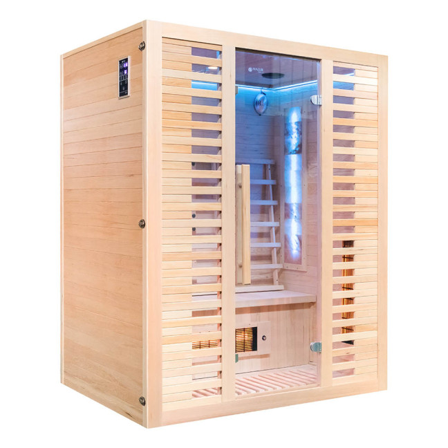 MO-C3ST Infrared sauna with salt stone + tourmalines | Elegant Minimalism | Luxury Relaxation