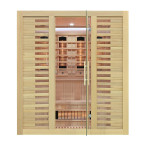MO-RL4S XL Infrared sauna with salt stone | Thermo Wood | Ready to Assemble