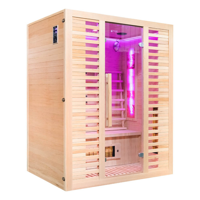 MO-C3ST Infrared sauna with salt stone + tourmalines | Elegant Minimalism | Luxury Relaxation