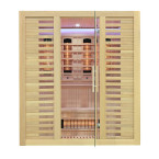 MO-RL4S XL Infrared sauna with salt stone | Thermo Wood | Ready to Assemble