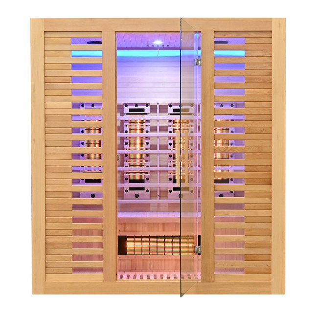 MO-RL4ST Infrared sauna with salt stone + tourmalines | Luxury Relaxation | Ready to Assemble
