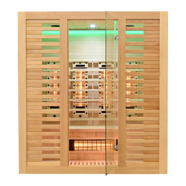 MO-RL4ST Infrared sauna with salt stone + tourmalines | Luxury Relaxation | Ready to Assemble