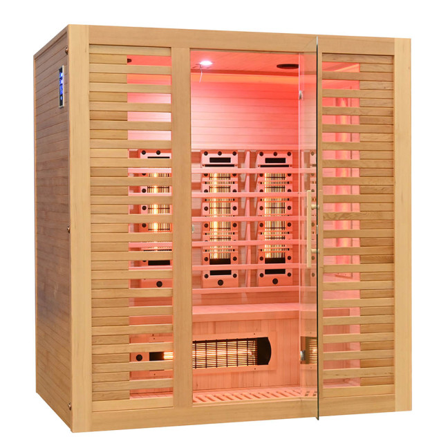 MO-RL4ST Infrared sauna with salt stone + tourmalines | Luxury Relaxation | Ready to Assemble