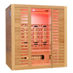 MO-RL4ST Infrared sauna with salt stone + tourmalines | Luxury Relaxation | Ready to Assemble