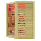 MO-RL3CST Infrared sauna with salt stone + tourmalines | Modern Design | For Family and Friends