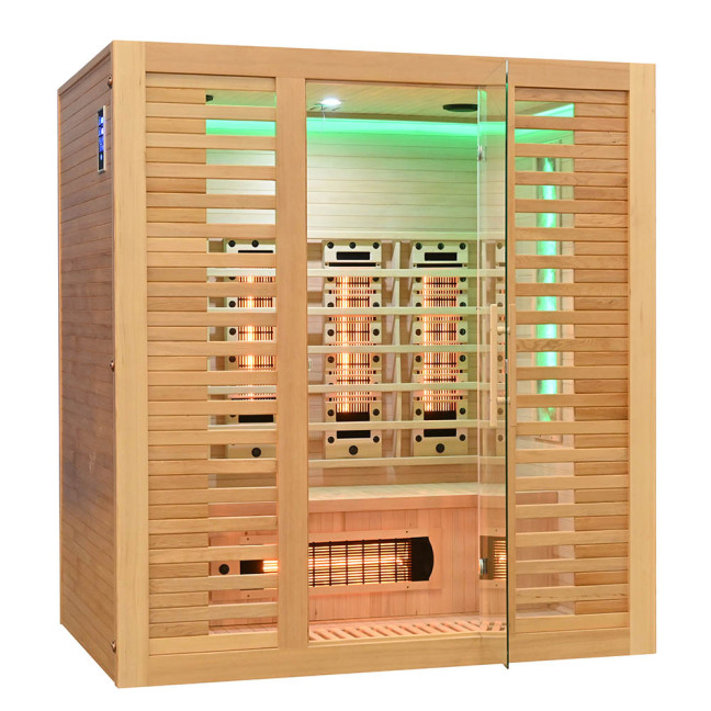 MO-RL4ST Infrared sauna with salt stone + tourmalines | Luxury Relaxation | Ready to Assemble