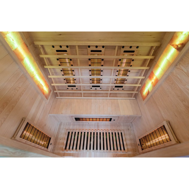 MO-C3ST Infrared sauna with salt stone + tourmalines | Elegant Minimalism | Luxury Relaxation