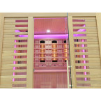 MO-RL4S XL Infrared sauna with salt stone | Thermo Wood | Ready to Assemble