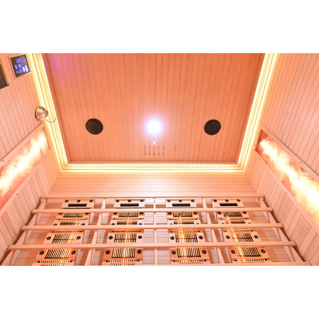 MO-RL4ST Infrared sauna with salt stone + tourmalines | Luxury Relaxation | Ready to Assemble