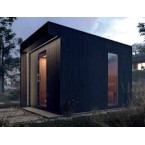 High Quality Garden Sauna Musta Black For Garden 400x200 cm | Wellness | Relax | SPA | Scandinavian Style | Luxury Relaxation