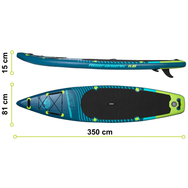 Reefbreak SUP board 350 x 81 x 15 cm Neo-Sport 170300