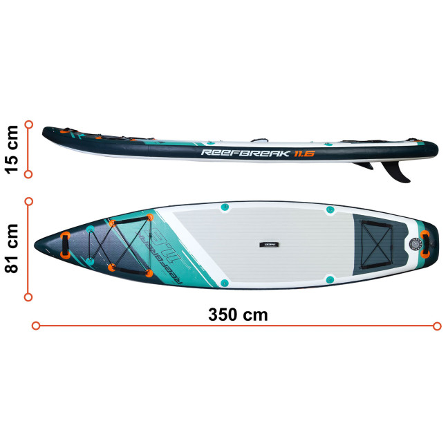 Reefbreak SUP board 350 x 81 x 15 cm Neo-Sport 170302