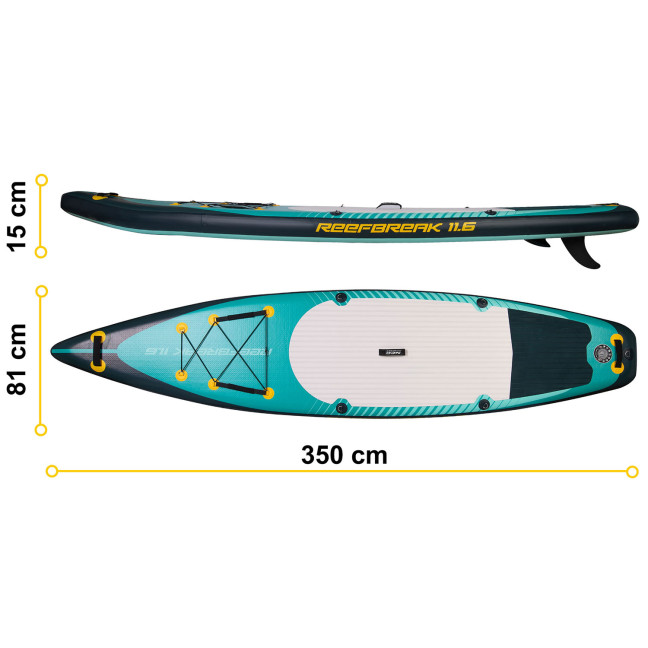 Reefbreak SUP board 350 x 81 x 15 cm Neo-Sport 170303