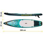 Reefbreak SUP board 350 x 81 x 15 cm Neo-Sport 170303
