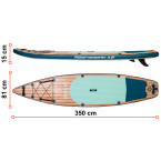 Reefbreak SUP board 350 x 81 x 15 cm Neo-Sport 170304