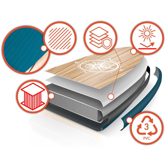 Reefbreak SUP board 350 x 81 x 15 cm Neo-Sport 170304