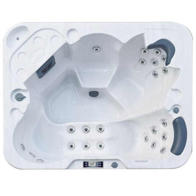 Neptun Tahiti outdoor jacuzzi for 3-4 people / Compact SPA with hydromassage / Balboa System / Bluetooth / LED / Ozonation