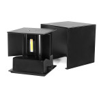 Wall lamp 6W 4000K black A6(HJK)