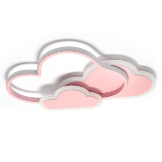 Baby Lamp LED Ceiling Pink Clouds 58W + Pilot DL-G07