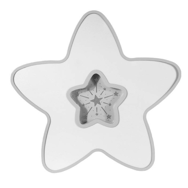 Baby lamp LED Ceiling gray star 28w + remote control