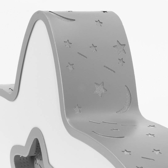 Baby lamp LED Ceiling gray star 28w + remote control