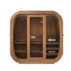 Outdoor Sauna Icon Easter Limited Black Edition  2-3 people / Electric heating only / High-quality Thermowood wall