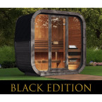 Outdoor Sauna Icon Easter Limited Black Edition  2-3 people / Electric heating only / High-quality Thermowood wall