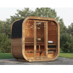 Outdoor sauna Icon 125 for 2-3 people / Electric heating only / High-quality Thermowood wall | Luxury Relaxation