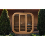 Outdoor sauna Icon 125 for 2-3 people / Electric heating only / High-quality Thermowood wall | Luxury Relaxation