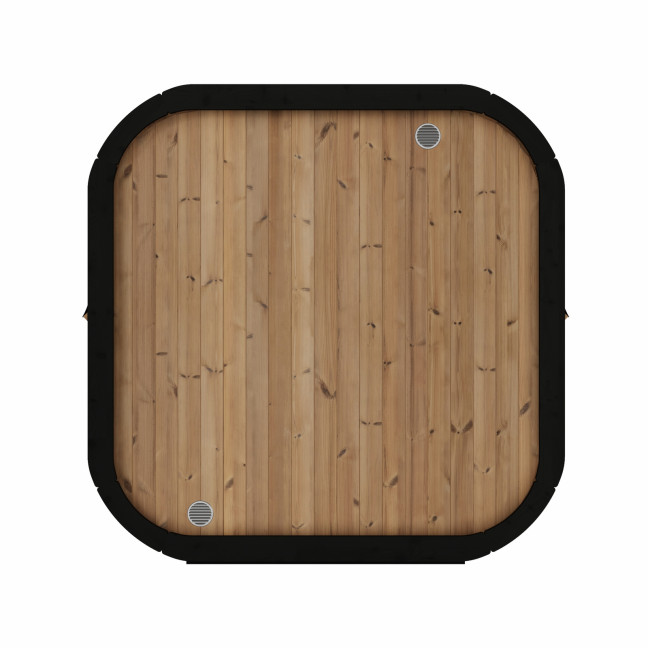 Icon 220 XL Outdoor Sauna (Full Glass Front Wall) for 4 people / Electric or Wood Burning Heater Harvia